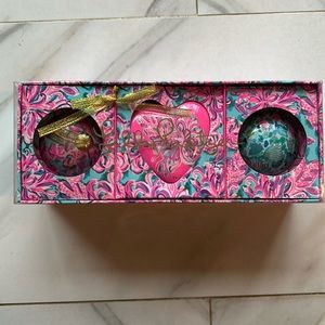 Lilly Pulitzer Christmas Ornaments (3)